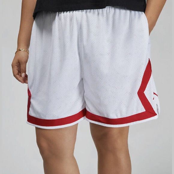 Nike Women’s Jordan (Her)itage Diamond Basketball Shorts 2X Jumpman NWT NEW - Picture 2 of 10